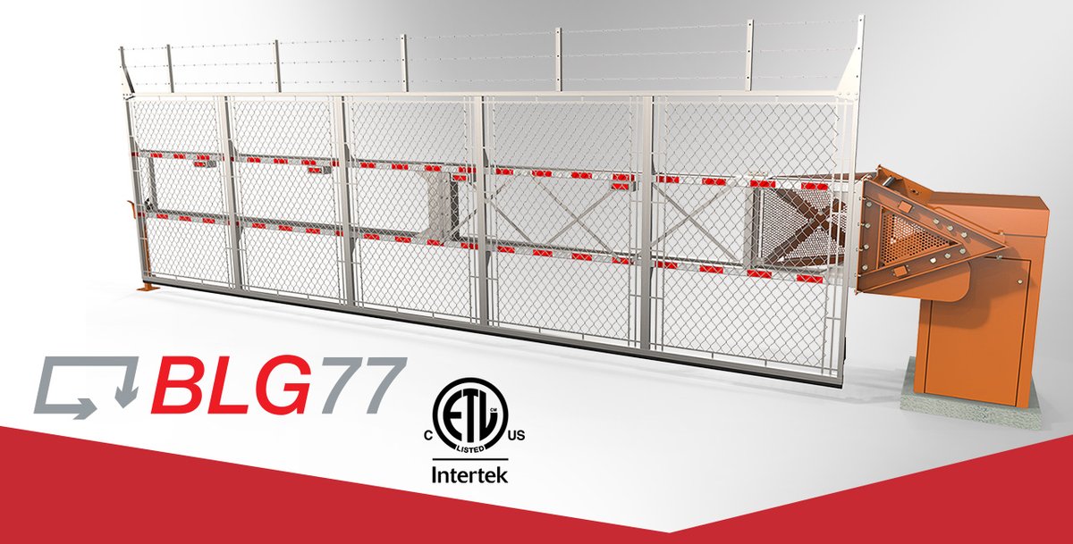 AutomaticSystem's tweet photo. We're pleased to announce that the BLG7x barriers have earned ETL listing to UL 325 standards. Read the press release: https://t.co/sG6MYgmrRy https://t.co/31OsS8H0Bx