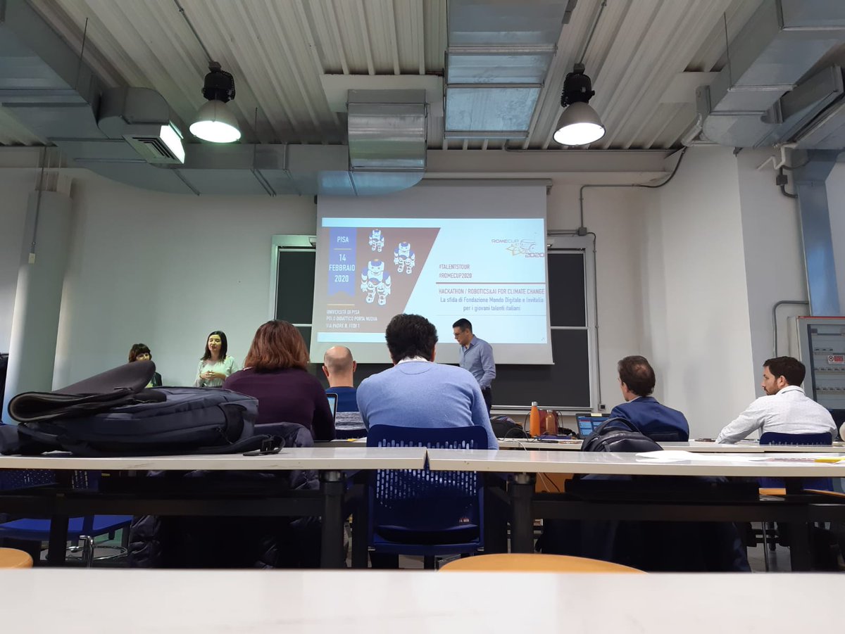 Kornstyle's tweet photo. Let's start! Talent's Tour AI&amp;Robotics for climate change #RomeCup 2020 https://t.co/CTLATgwcyK