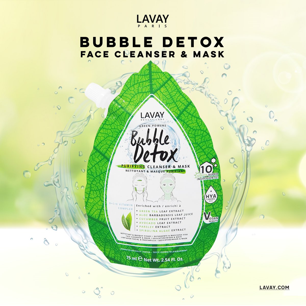 LAVAY_Paris's tweet photo. Coming soon LAVAY Bubble Detox - revolutionary face cleanser &amp; mask. Inspired by nature! Stay tuned ;) 
#veganbeauty #cleanbeauty #lavayparis #superingredients #sustainablebeauty #inspiredbynature #facecleanser #facemask #bubbledetox https://t.co/MvfLS454vu