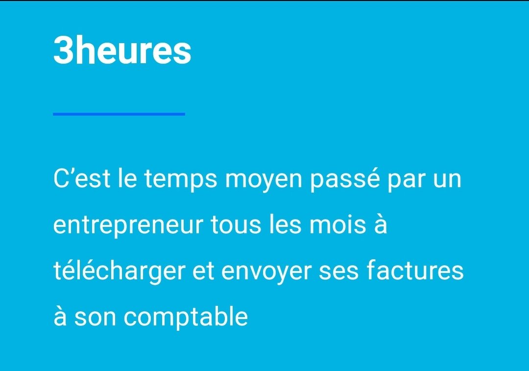 DelpheF's tweet photo. [Pratique] Un entrepreneur passe en moyenne 3 heures par mois à récupérer et envoyer ses factures à son comptable... Pour simplifier sa pré-compta il y a maintenant 
@Billy_The_Robot 🤖 
➡️ https://t.co/zPTwlx9Oe1

#AngersFrenchTech https://t.co/6hQ8KduoCD