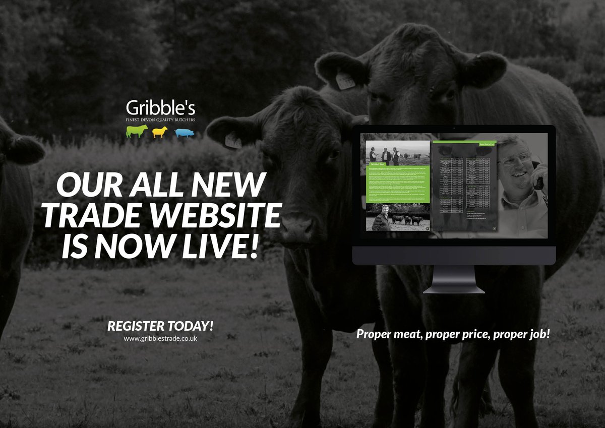 GribblesButcher's tweet photo. Calling all Chefs and those of you in the catering trade!!⬇️⬇️
Why not register and sign up to our Gribbles Trade website to see all the latest product prices 
and offers here >> https://t.co/vKj92nmtnw 
.
#devonchefs #devoncatering #meattrade #plymouthchefs #restaurants https://t.co/etZU7dOqSU