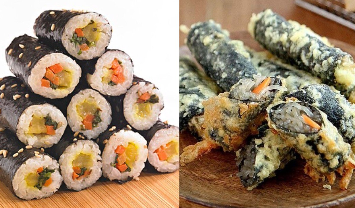 choi_bts2's tweet photo. The foods @BTS_twt ate are popular street foods in Korea 

Tteok-bokki (stir-fried rice cakes)
Ttoek-kkochi (rice cake skewers)
Odeng (fish cake soup)
Soondae (Korean blood sausage)
Mini Gimbap (seaweed rice roll)
Gimmari (fried seaweed roll)
Fried Squid 🦑
Fried Sweet potato 🍠 https://t.co/X5YbWtZmlN