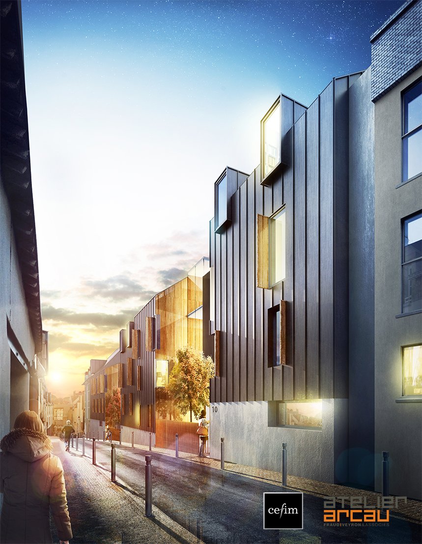 [Trophée des Hermines 2020]
.
Le jury a désigné lauréat la résidence "Le Domaine de Boismoreau" rue de la Tannerie à Vannes. Nous sommes ravis d’avoir contribué avec le promoteur CEFIM à la réalisation de ce beau projet d’habitation au cœur du vieux Vannes.