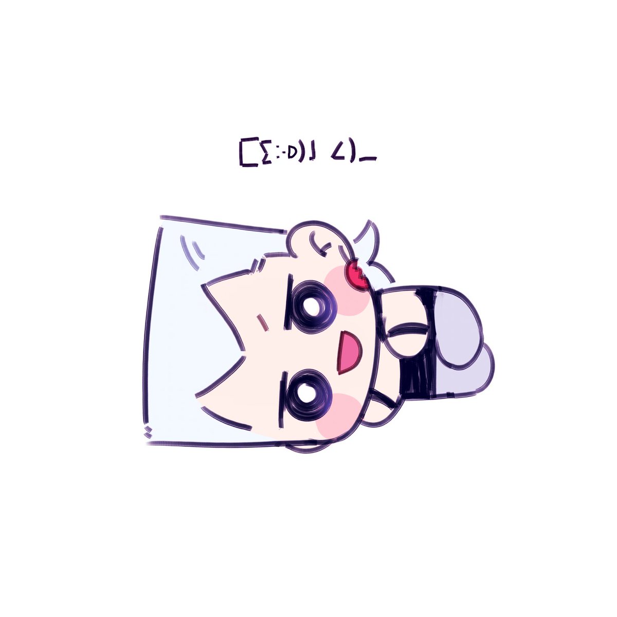 ジャン=ピエール・ポルナレフ 「お題箱から!(絵文字知ってました!)ありがとうございました! 」しじみのイラスト