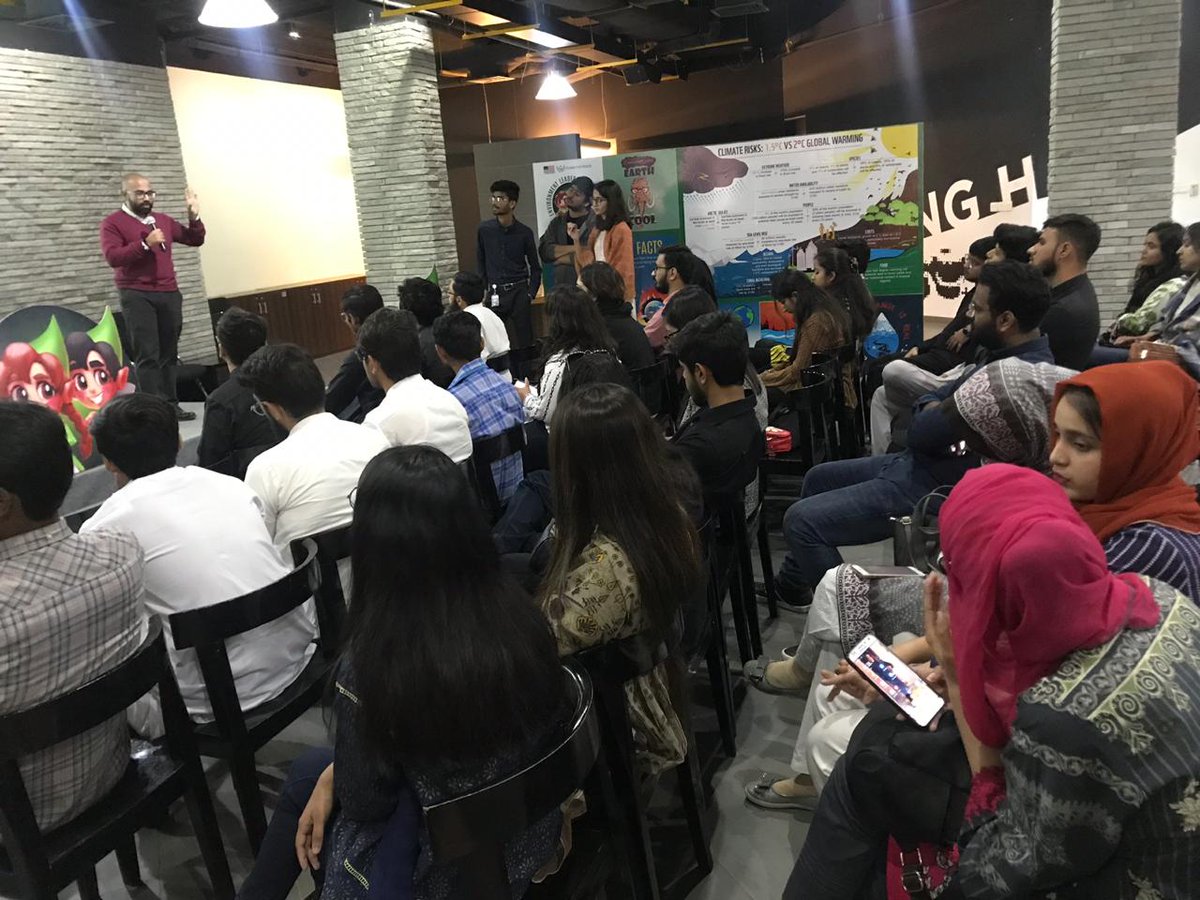 ELFPakistan's tweet photo. Elf Pakistan workshop happening at @ibakarachi city campus with @IBAGreenSociety .

#globalwarming #climatechange #environment #savetheplanet #nature #climate #sustainability #climatestrike #earth #ecofriendly #fridaysforfuture https://t.co/4CR8CaD1Ir
