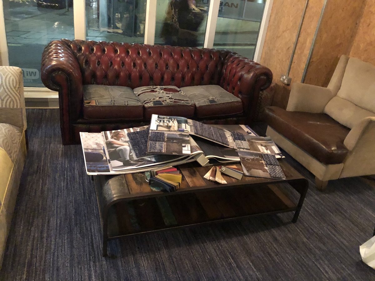 AFearonDesso's tweet photo. Great event last night at Couch in Sheffield, Big Thanks to everyone who attended #Tarkett #Desso #Camira @SamDesso https://t.co/kbDQDyiBZa