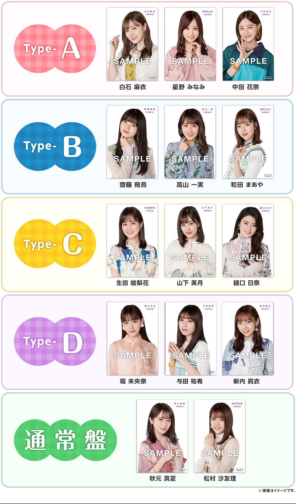 乃木坂46 セブン-イレブン限定 固い ブロマイド 生田絵梨花