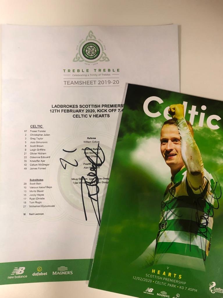 ⭐️| <a href="/OlivierNtcham/">Olivier Ntcham</a> was the #CELHEA Dafabet man of the match🍾

✍️Olivier signed the match programme &amp; team sheet after the game. Celts, for your chance to win this prize:

✅Follow <a href="/Dafabet/">Dafabet</a> 
🔄Retweet this post 
👨‍💻Comment #DafabetMOTM 
🔞+ Only 
Winner 15/02/20

#CelticFC 🍀