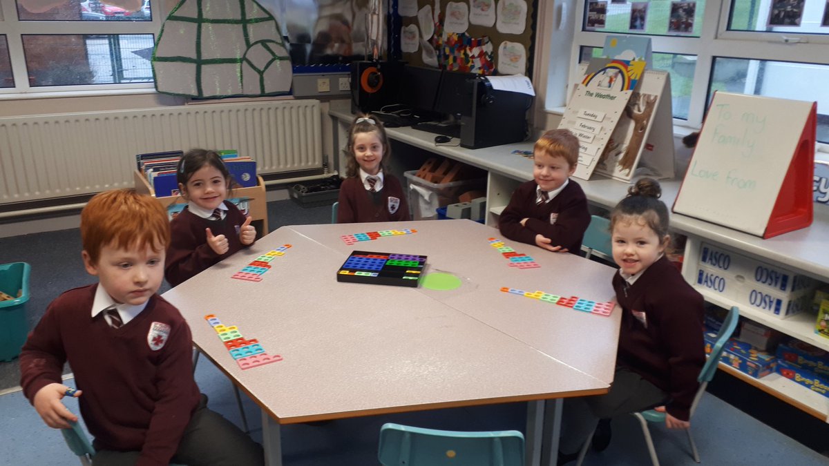 stfrancisp's tweet photo. We are ordering our numbers from 1 to 7 #Numicon https://t.co/mOyhBWp8wN