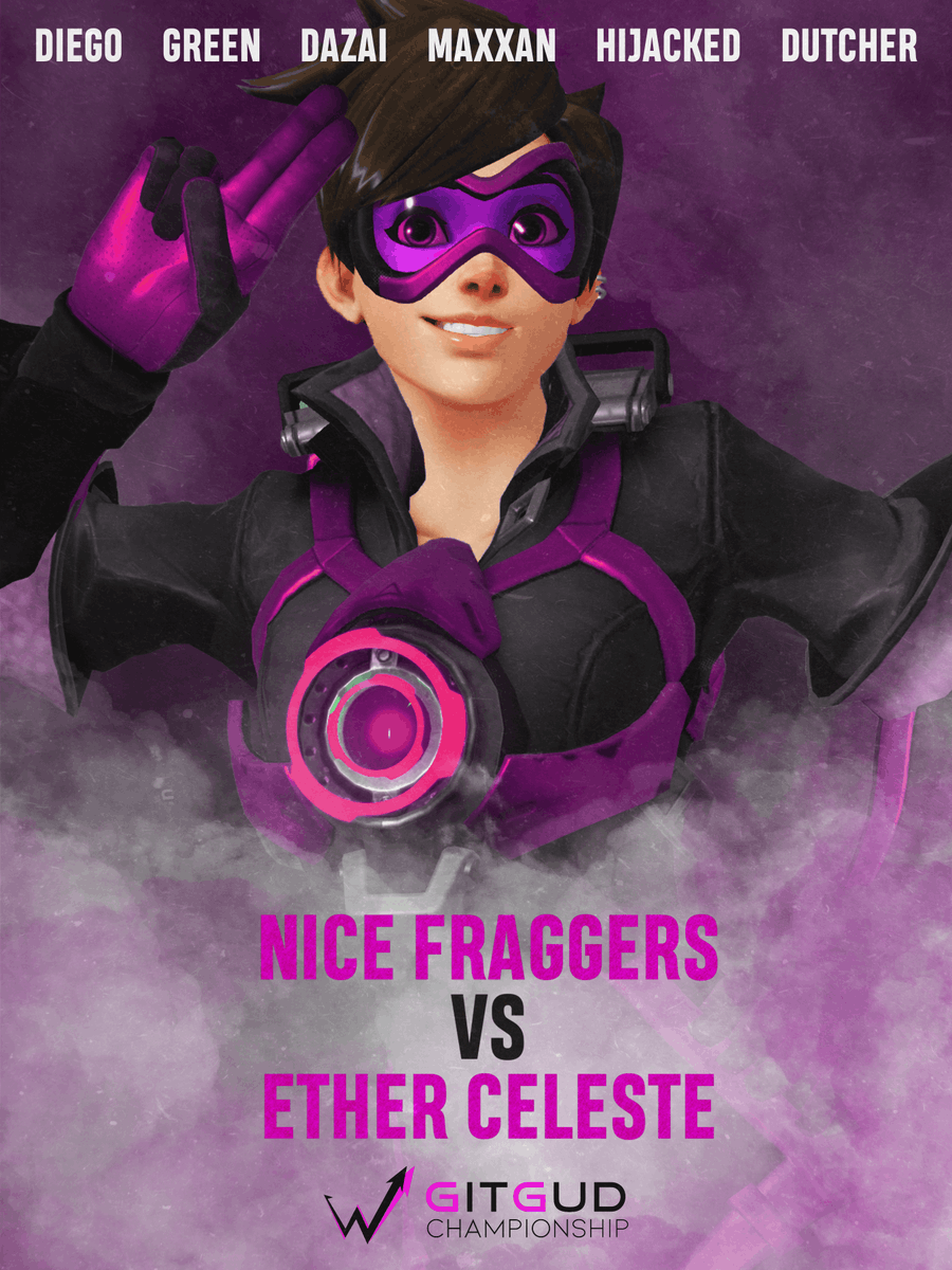 NiceFraggers's tweet photo. We are excited to face Ether Celeste in today's Match of GGEU 4.5 Expert Division tonight at 20:00 CET! 

We are ready to get the W! 😎

🎨 @nfdazai https://t.co/Rb39jRZCVj