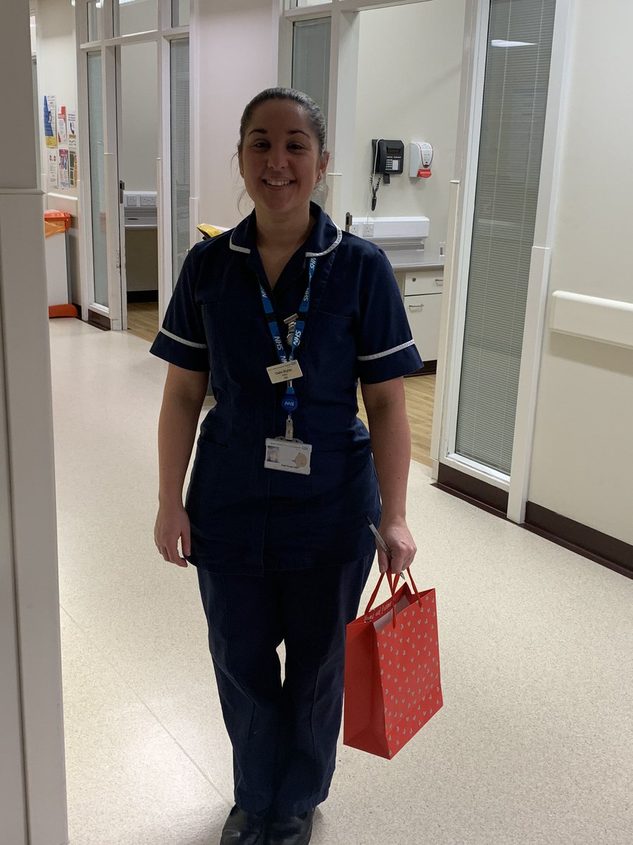 Kindness being displayed at West Cumberland Hospital but the sister in ED delivering Valentine’s Day sweets to all staff. <a href="/NCICNHS/">North Cumbria Integrated Care NHS Foundation Trust</a> x