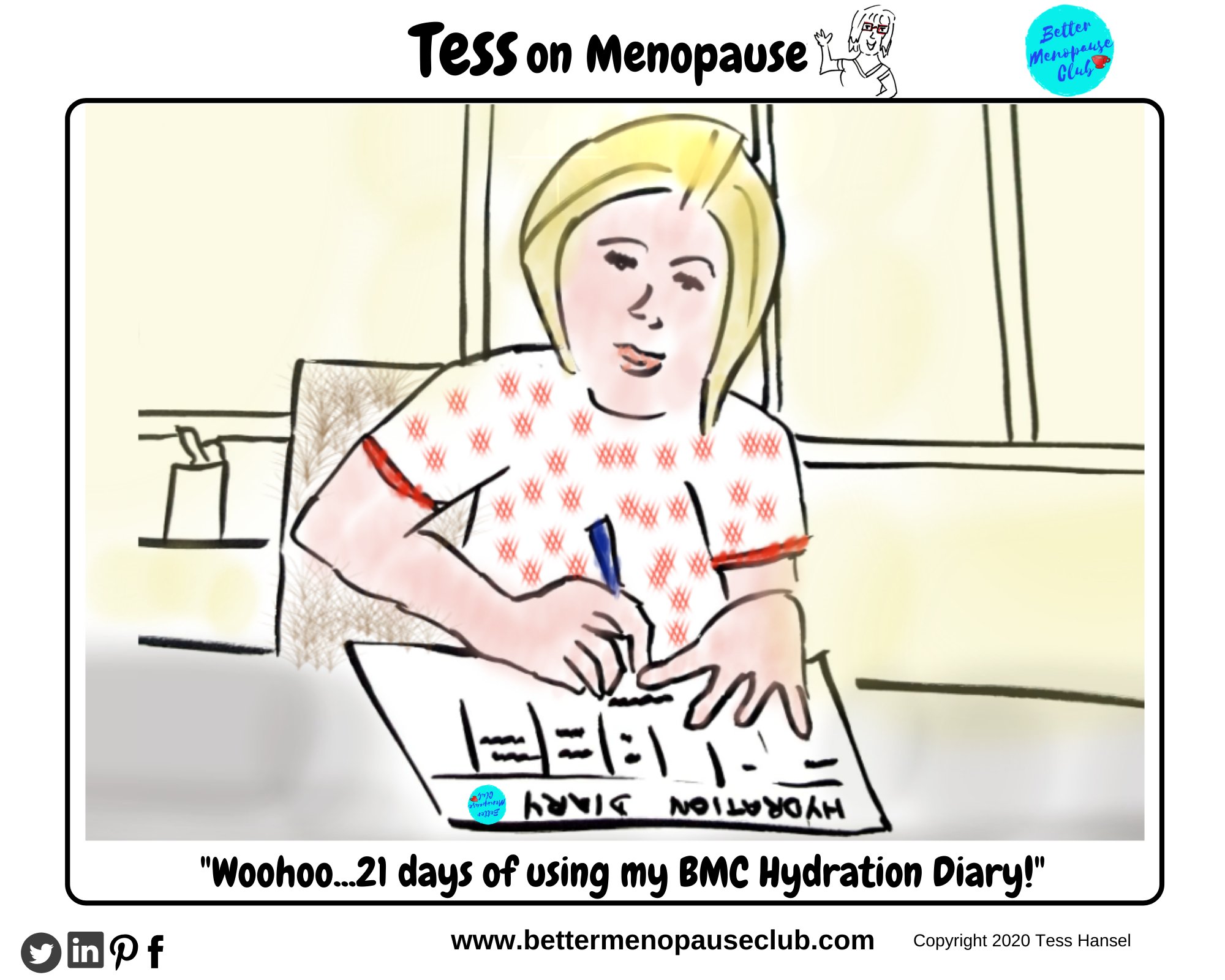 Tess Hansel on Twitter is thrilled with her progress in just 21