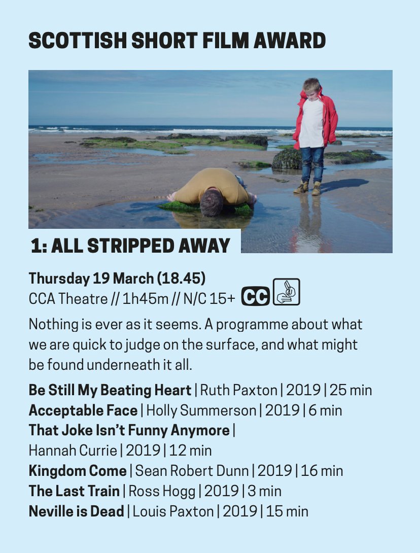 *TIXSKSETS ON SALE NOW 4 <a href="/GlasgowShort/">Glasgow Short Film Festival</a> Film Fest - COME 4 a PAXTON SANDWICH on 19/03 | 18:45 | CCA !! @barry_crerar // Both films shot by our valentine, <a href="/davidliddelldop/">David Liddell</a>❤️
*Still frm <a href="/LouisPaxton8/">Louis Paxton</a>'s 'NEVILLE IS DEAD' 
*FULL-PROGRAMME ON FYRE HERE: glasgowshort.org/assets/files/G…