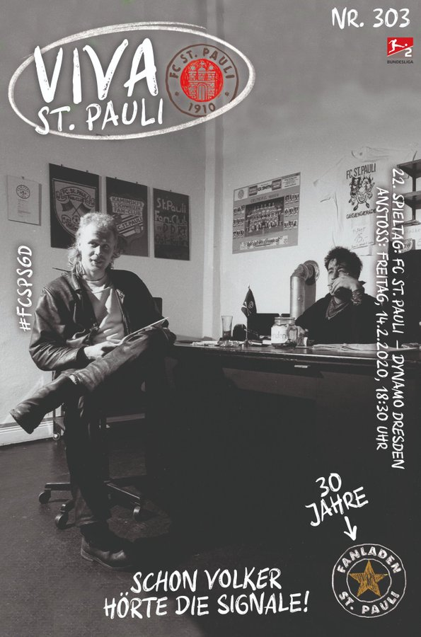 30 years <a href="/FanladenStPauli/">Fanladen St. Pauli</a> celebrated today, happy birthday our #Fanladen, thank you for always being there for us for the past 10 years, best wishes for the next 30 😎👊🏾🎂🥳🎁🏴‍☠️#fcsp

ICONIC #Viva cover for the occasion via <a href="/SPauliCatalunya/">StPauliCatalunya #FreePalestine</a> ✌️🏾