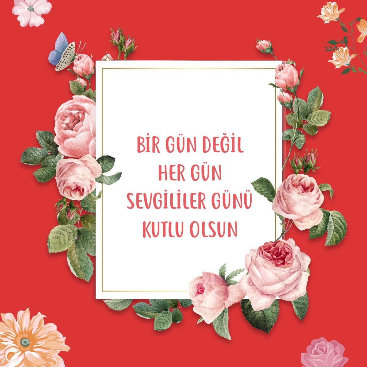 Bir gün değil, her gün aşk dolu geçsin!
14 Şubat Sevgililer Günü kutlu olsun! 🥰
