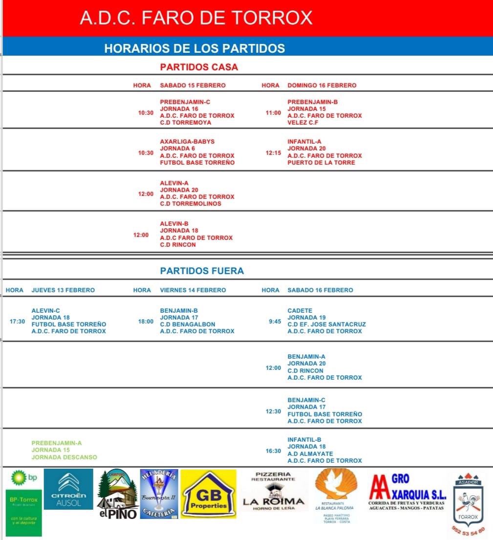 FaroTorrox's tweet image. Estos son los horarios de los partidos que se disputarán esta semana! 
•
•
•
•
@RadioTorrox