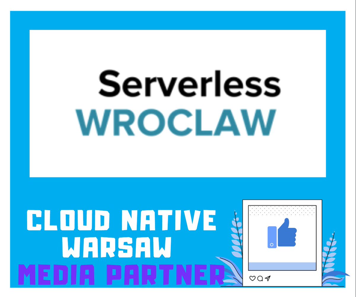 Meet our media partner <a href="/ServerlessWroc/">ServerlessWroclaw</a> !
The community-driven group focused on sharing knowledge about designing, building and operating serverless architectures using AWS, Azure, GCP and other public cloud providers. Experts and beginners are welcomed at our meetings!