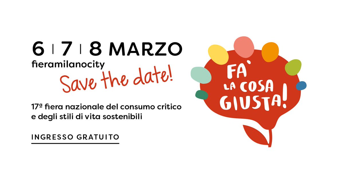 Il 6 marzo inizia <a href="/Falacosa_Giusta/">Fa' la cosa giusta!</a> 2020: la fiera del consumo critico e degli stili di vita sostenibili!
#SacchETICO sarà presente come partner dell'evento!

Sei un espositore? Hai bisogno di un sacchetto che accompagni al meglio i tuoi prodotti? Contattaci! segreteria@sarvex.it