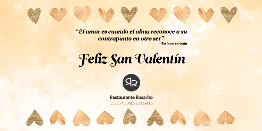 ❤️El amor es felicidad, y nuestra felicidad es seguir a vuestro lado, por eso intentamos ofrecer lo mejor de nosotros para conseguir que vuestras celebraciones sean inolvidables. 
Desde Restaurante Rosarito os deseamos un feliz día de los enamorados.

#SanValentin2020