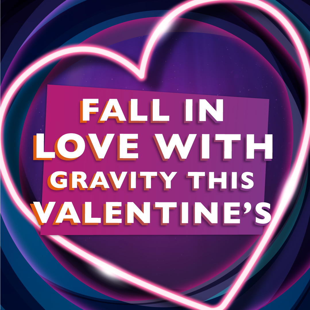 HAPPY VALENTINE'S DAY 💜🧡 We've got the perfect date for you 😍 Trampolining, unlimited slushies and 15% off when you book your tickets online! 🙌 bit.ly/2nSHPm0 ❤️ #GravityXscape #XscapeYorkshire #Valentines #TreatYourself