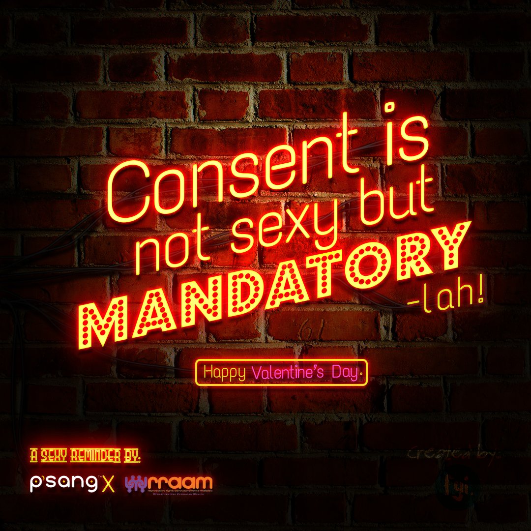 #ValentinesDay #SRHR

Is consent sexy?
We believe it's mandatory.

Sexiness is optional, consent is not ;) This Valentine's Day, make sure you check in with your partner, yourself, and not just one time -- keep checking in to make sure everyone's enjoying themselves! #doityourway