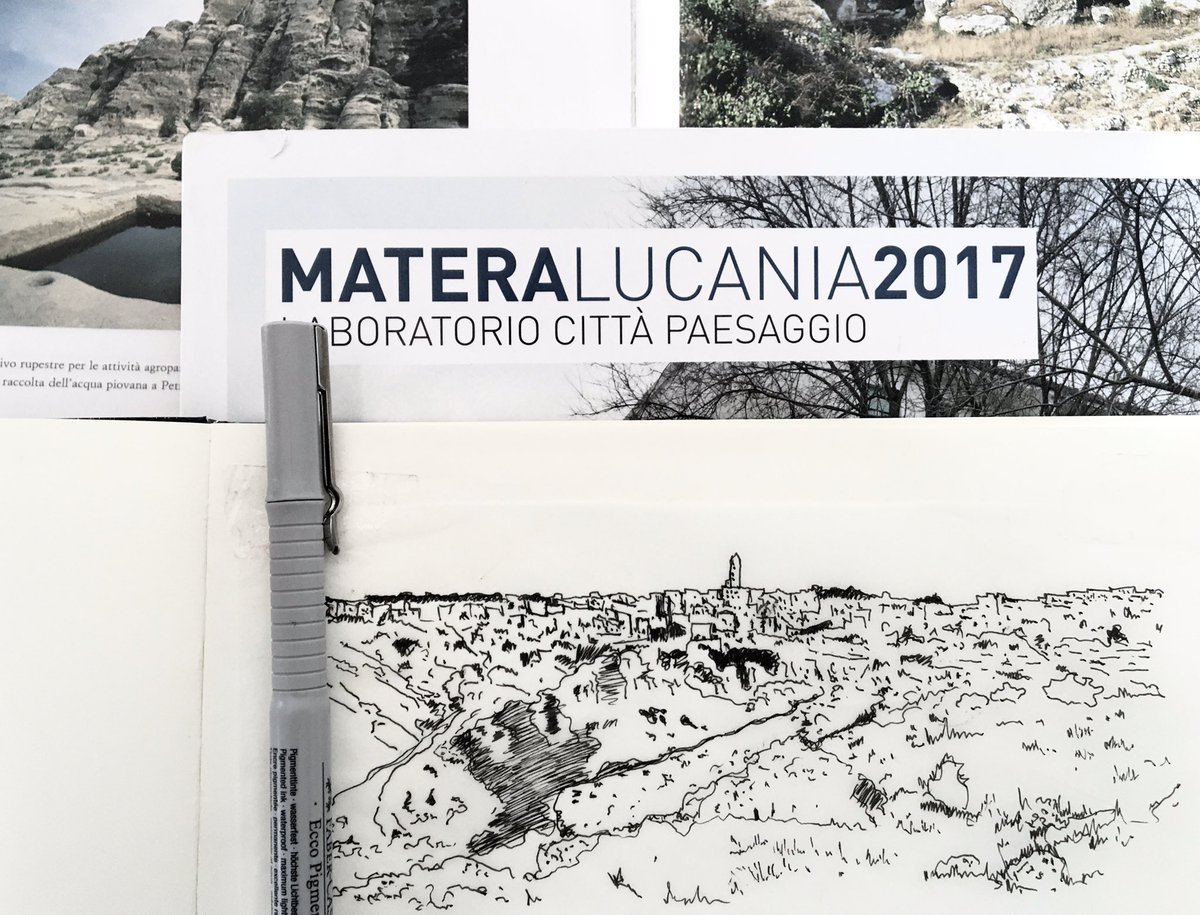 g_sassano's tweet photo. Disegnare per comprendere il paesaggio #landscapearchitect #matera #landscape https://t.co/UwGYjf5aeJ