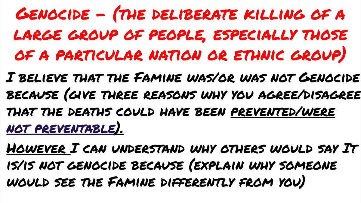 HistScoilMhuire's tweet photo. Second Years never disappoint, CBA's done, they entered into a (very!) healthy debate on whether the Famine was genocide or not. Blown away by their enthusiasm, if I could bottle it for all their topics I'd be ar mhuin na muice ! #jcthist #jchist #historyteacher #histedchatie https://t.co/ykP0jkm633