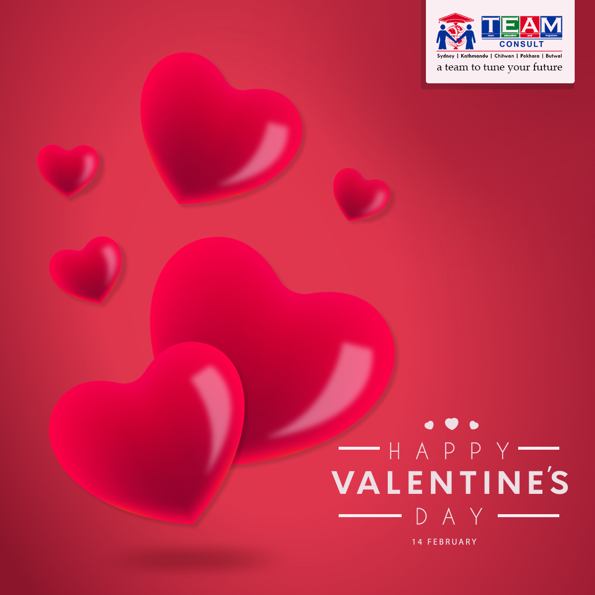 teamconsult_NP's tweet photo. Warm wishes for a happy Valentine’s Day. We hope you celebrate it by doing all the things you love.

#ValentinesDay #14Feb #teamconsult https://t.co/KK5rVQB7Xq