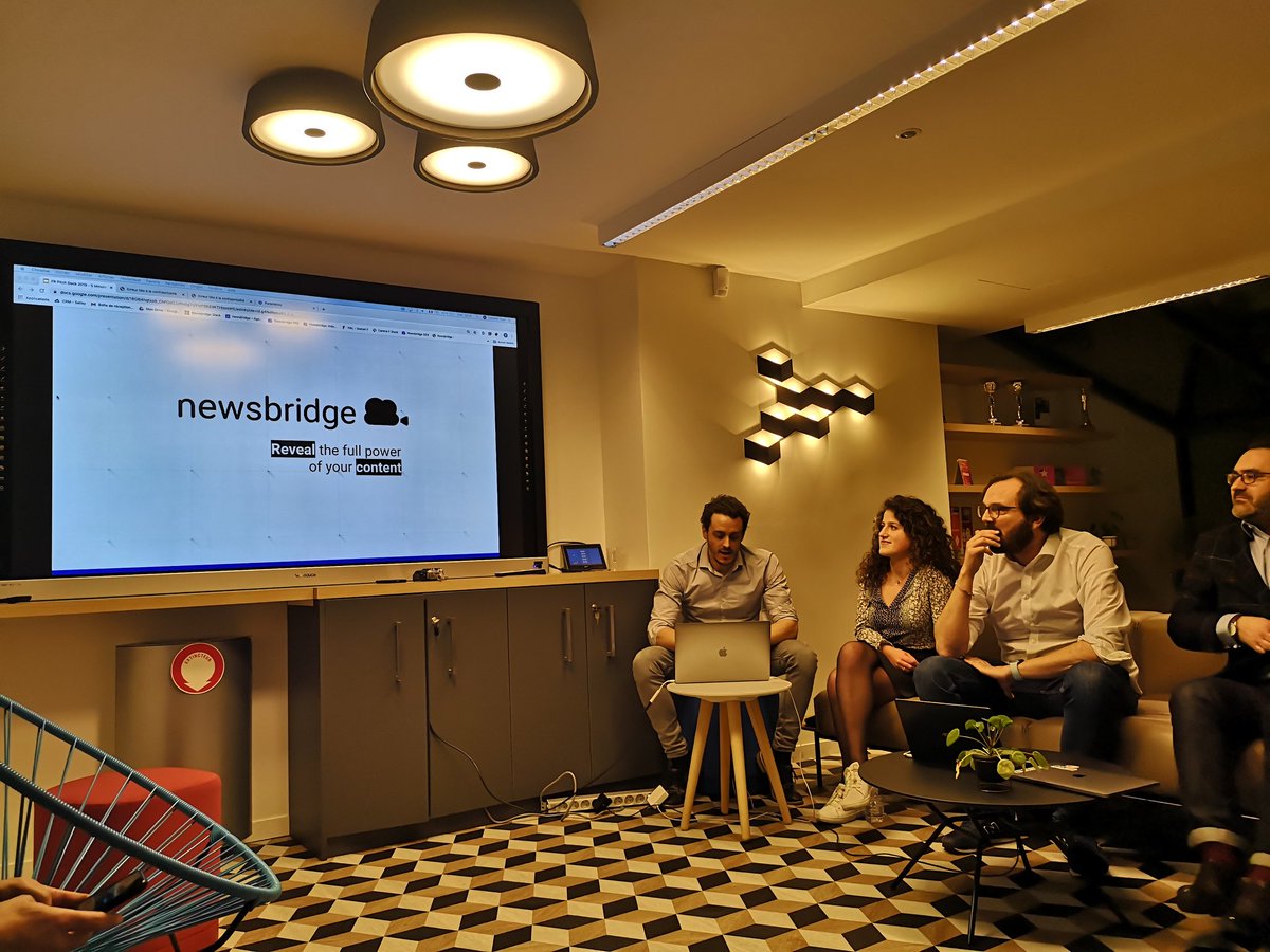 JYCarabot's tweet photo. Cette semaine, nous avons eu le plaisir de recevoir @askr_ai, @Lab_Sense et @newsbridge_io dans nos locaux pour un #meetup dédié a l' #IA dans les #Medias 👌Merci a eux ! 👏
#transformation #tendances #digitale #AI https://t.co/LaKa6yiSRw