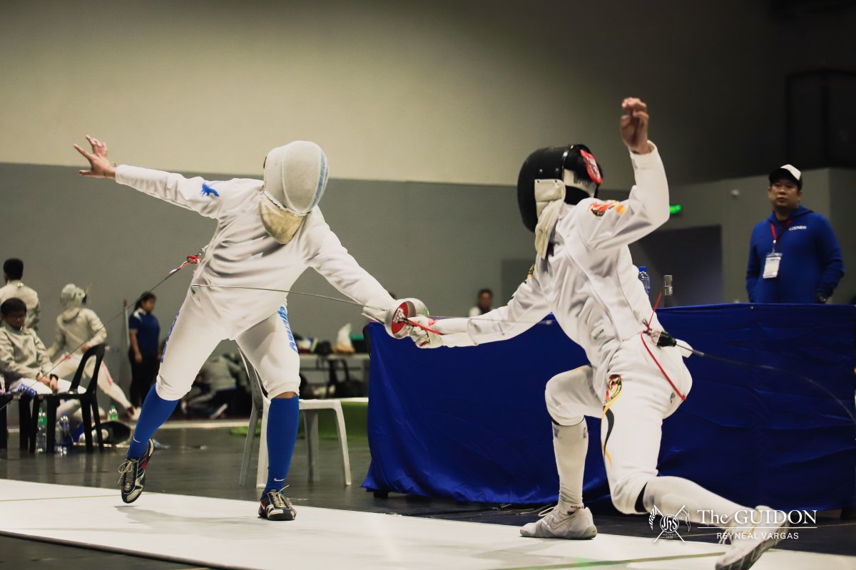 TheGUIDONSports's tweet photo. IN PHOTOS: The Blue Eagles notched a pair of team event medals on the penultimate day of the UAAP Season 82 Men’s Fencing Tournament. 

#UAAPFencing

https://t.co/pF3O1duqax https://t.co/sl5VJQtnYP