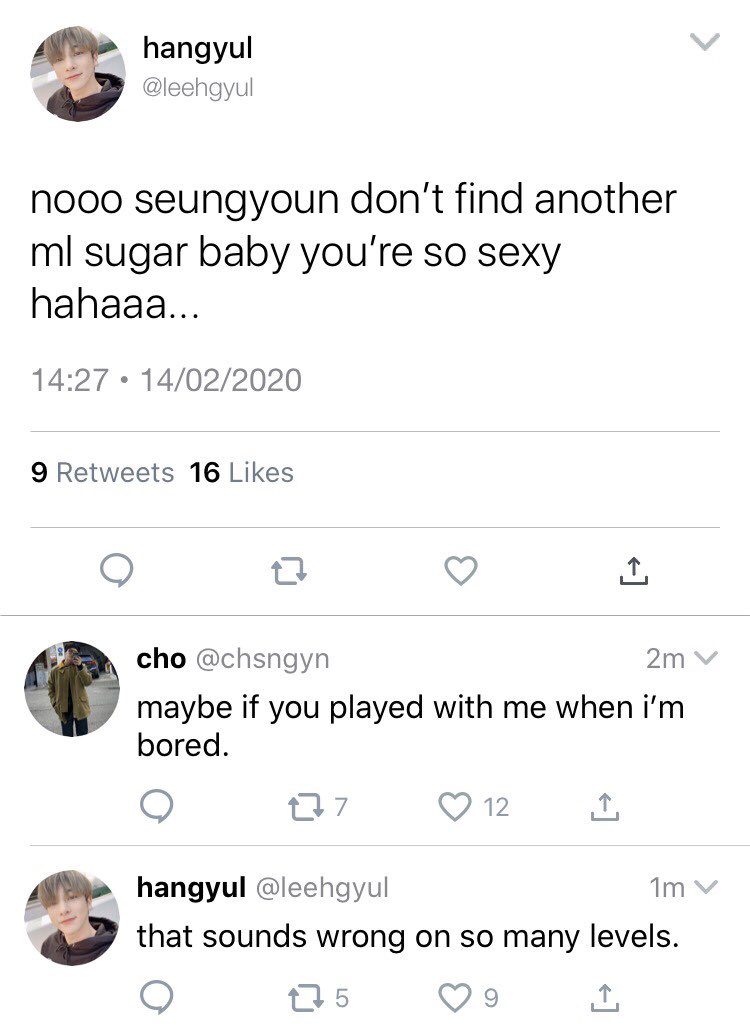 ➳ seungyoun is well-versed in bribery.