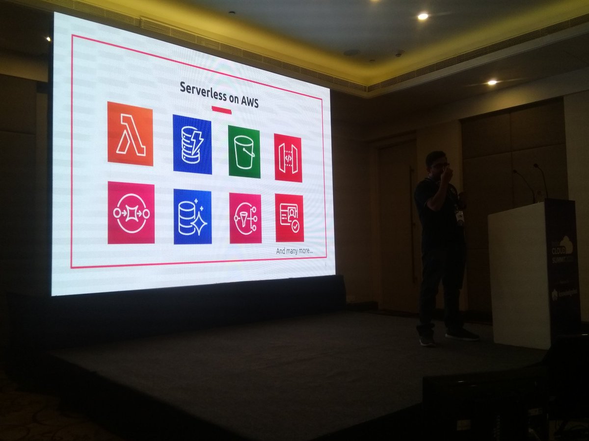 ilan_g's tweet photo. Prashanth @prashanth #serverlesshero talking about #serverless in #indiacloudsummit #ics
Listening techie like him is always enlightinig... https://t.co/ONM8njxY4D