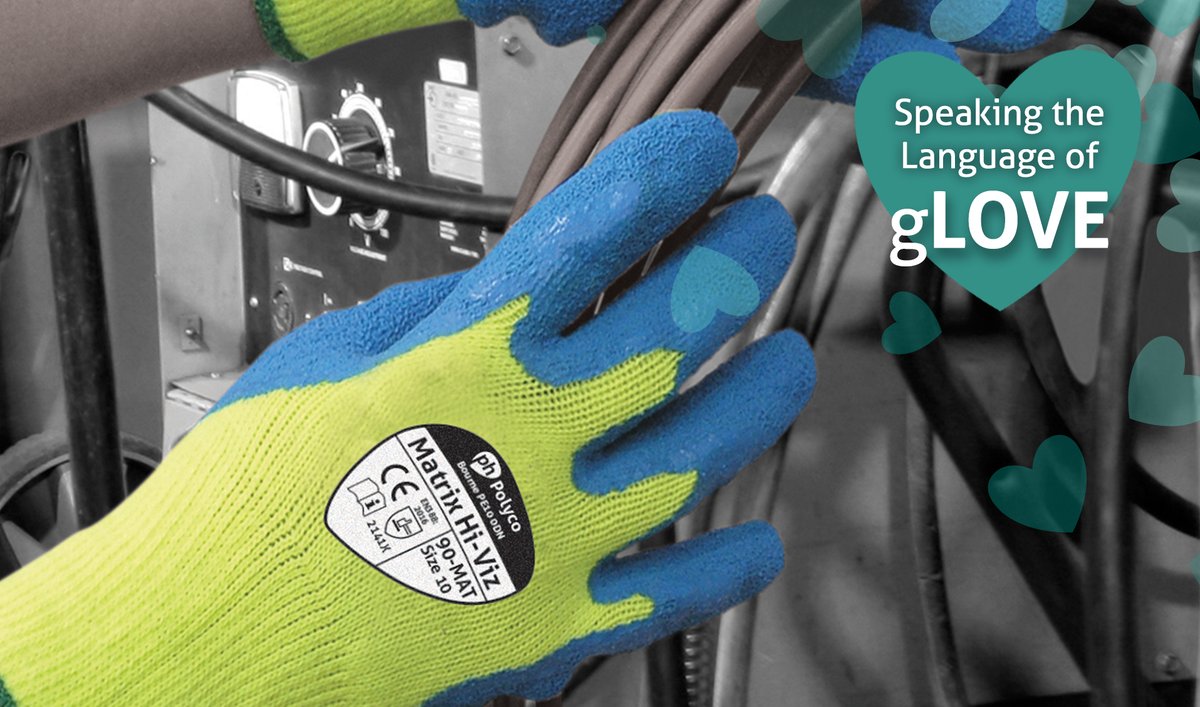 PH_SafeAndClean's tweet photo. Our best selling Matrix Hi-Viz offers excellent grip in wet & dry conditions. The fleecy lining keeps hands warm & the elasticated wrist provides a secure fit to keep hands free from dust & debris. Polyco Healthline - Speaking the Language of gLOVE. #StaySafeandClean https://t.co/g38d4zGLNQ
