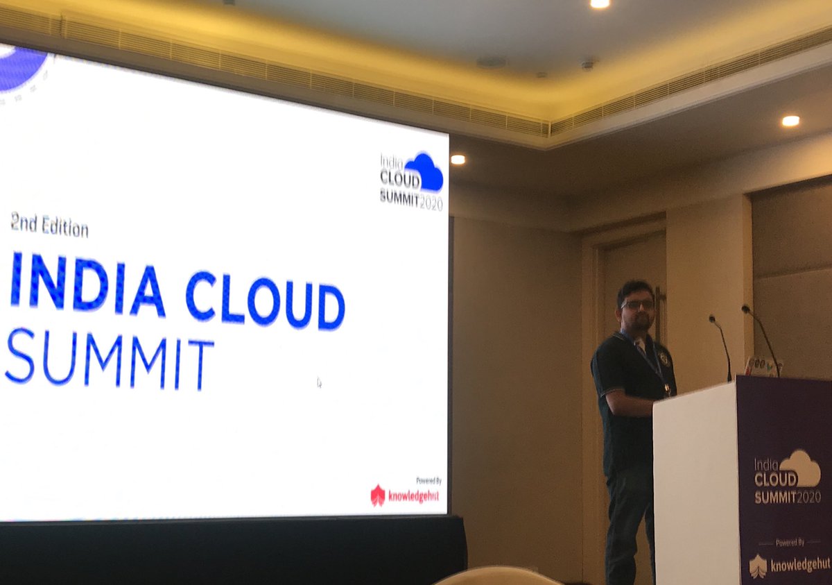 installjournal's tweet photo. Please meet our #ServerlessHero @prashanth from @antstackio walking through the Serverless services on #awscloud ( and ofcourse #awsamplify included ) @indiacloudsummit https://t.co/RmQisqsZZ9