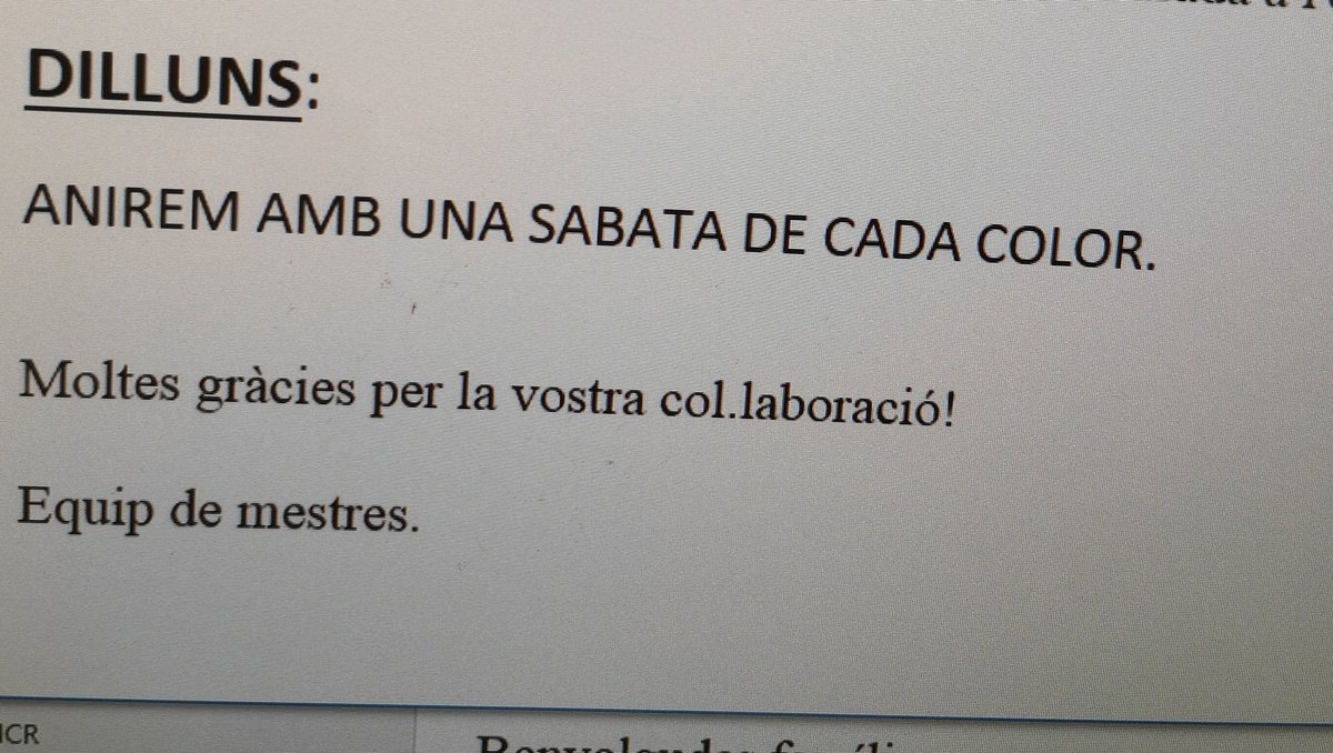 oscarcatradio's tweet photo. Ha arribat el temut mail... Arriba una setmana pesadissima a l'escola. #NoAlCarnestoltes https://t.co/jm3yWchV87