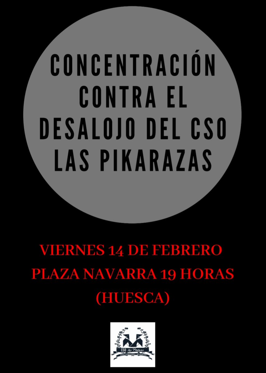 AEnrestida's tweet photo. 🔴 Dende el Casal Choven A Enrestida mos solidarizam en las companyeras del CSO Las Pikarazas.

🗝 L'okupación é la cllau de totz els suenios.

✊ Unión, acción i autochestión! https://t.co/rw5UzRx2ni