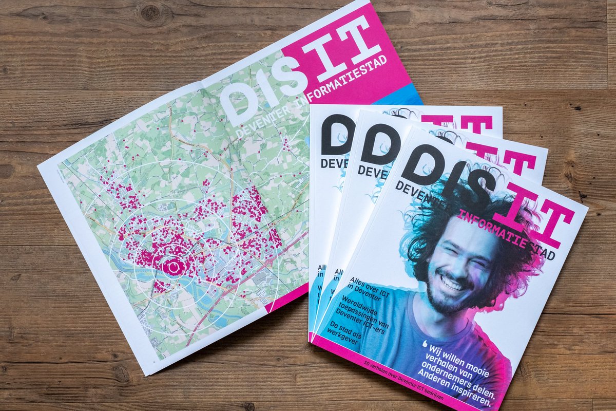 Afgelopen dinsdag is het Deventer #Informatiestad Magazine gepresenteerd bij het #Deventer #Ondernemers Event. Het magazine staat bomvol met verhalen van #ICT bedrijven uit Deventer, die ieder uniek en inspirerend zijn op hun eigen manier. Heb jij het magazine al in huis?