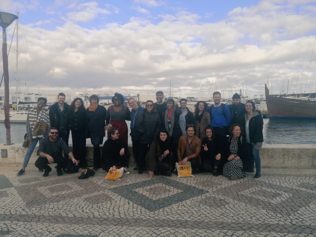 D6culture's tweet photo. This week we are in Lagos, Portugal hosted by our partners LAC and joined by our artists for our @europe_creative funded @Contestedesires for the first of three capacity building workshops exploring Heritage vs. Culture led by @eccom_it and @arestlessart https://t.co/4EB7HA3obz
