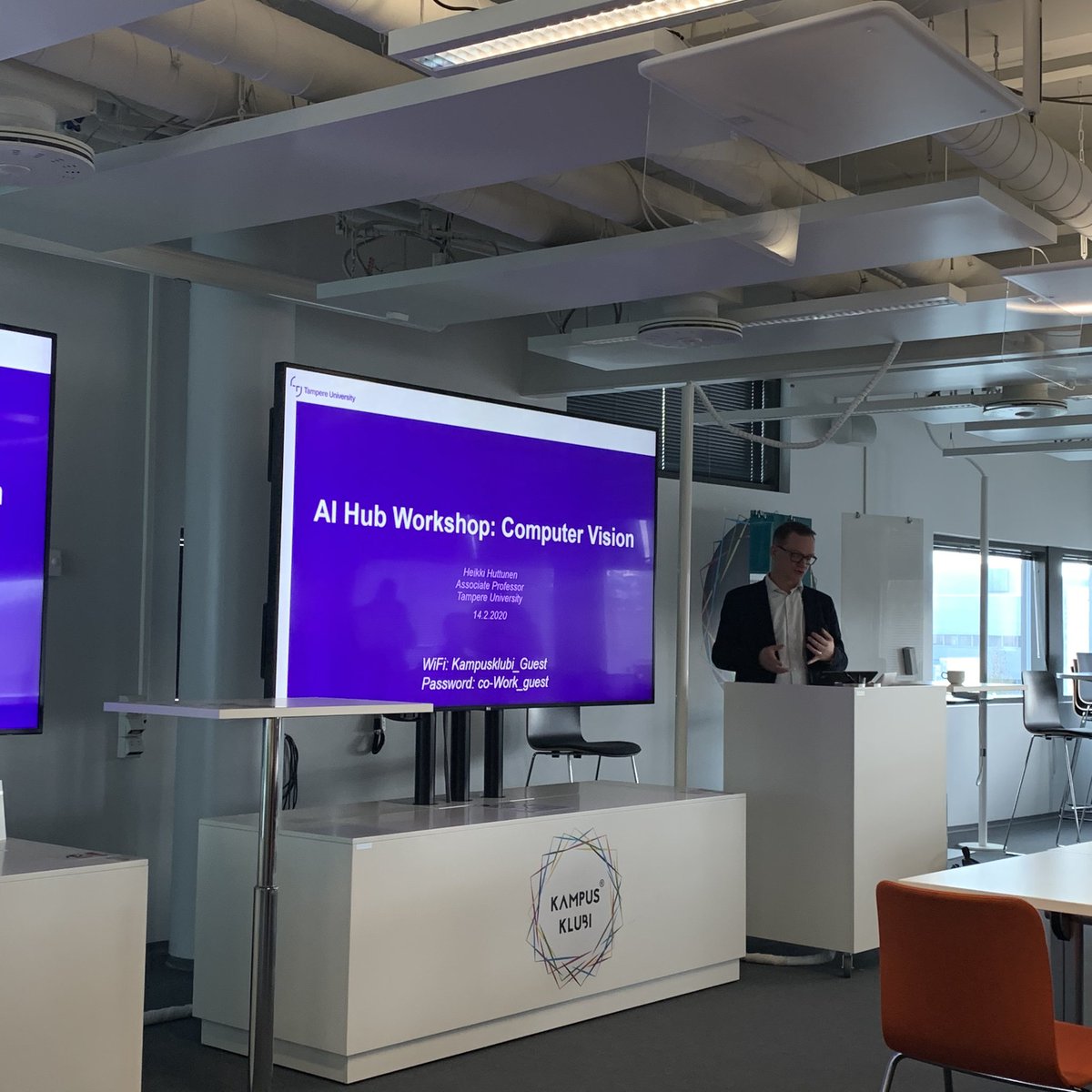 Happy Valentine’s Day from the AI Hub workshop. Today’s topic is Computer Vision. 

#smarttampere #BusinessTampere <a href="/AI_Hub_Tampere/">AI Hub Tampere</a>