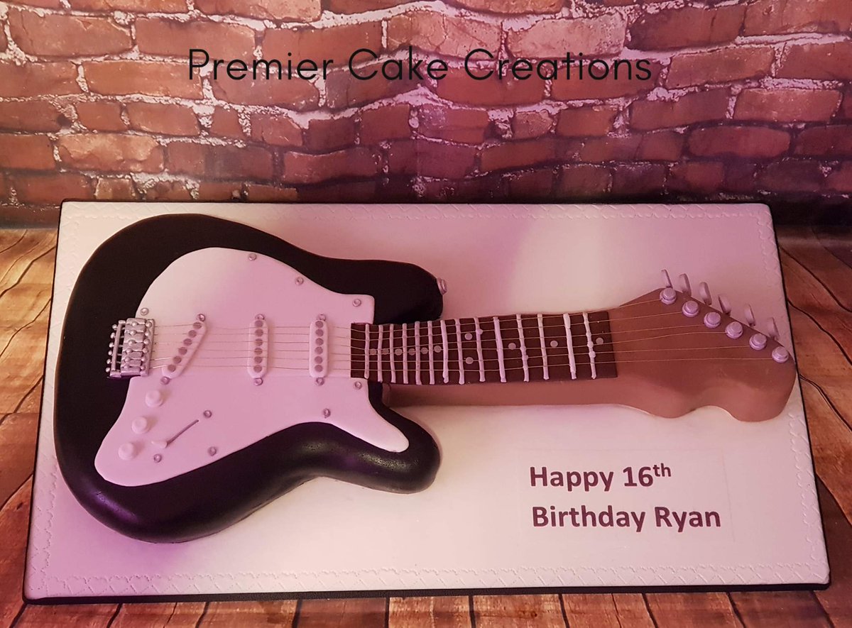 Premcake's tweet photo. #eastkilbride #guitar #guitarcake #16thbirthday #16thbirthdaycake #electricguitarcake https://t.co/zlGRxr69RU