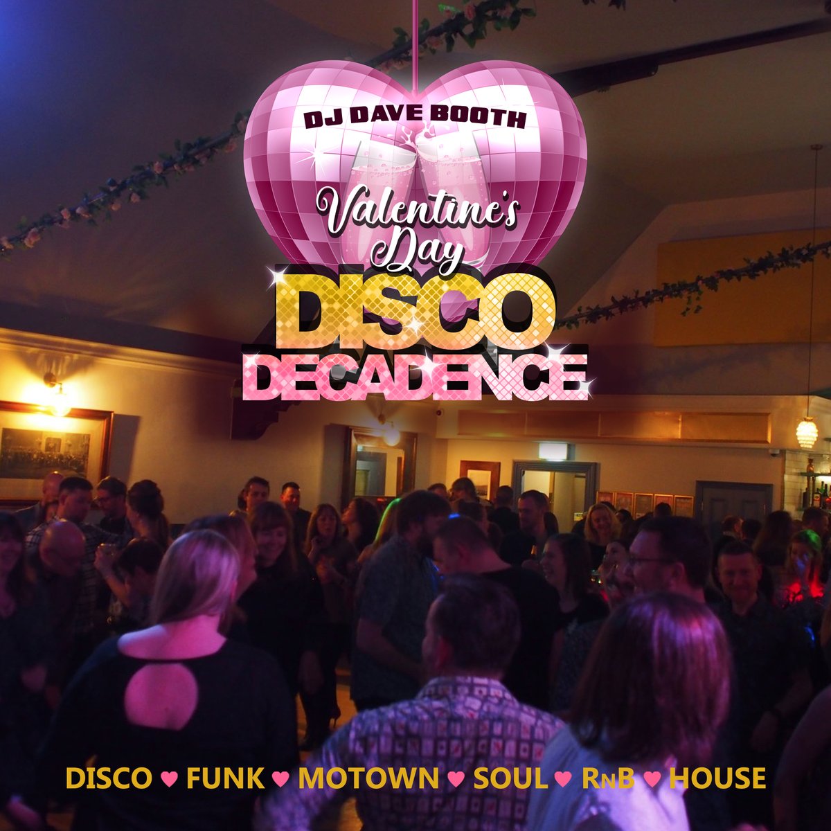 Valentine's Day Disco Decadence tonight! Don't forget it's free entry so bring your mates/partner/sister or whoever you like for DJ Dave Booth's ultimate Disco Decadence set!! #glossop #Valentine2020 #valentines_day #disco <a href="/djdavebooth/">PIPS(ROXYROOM)MCR</a> <a href="/WhatsOnGlossop/">WhatsOnInGlossop</a>
