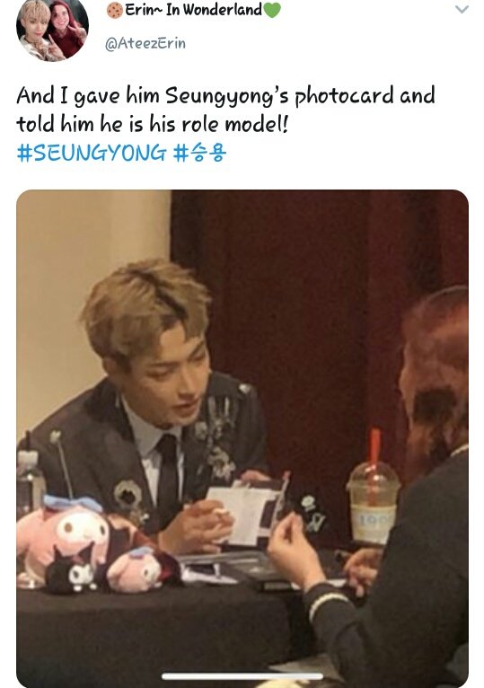  #NCUS Seungyong said that Hongjoong is his role model  @ATEEZofficial  #ATEEZ  #에이티즈