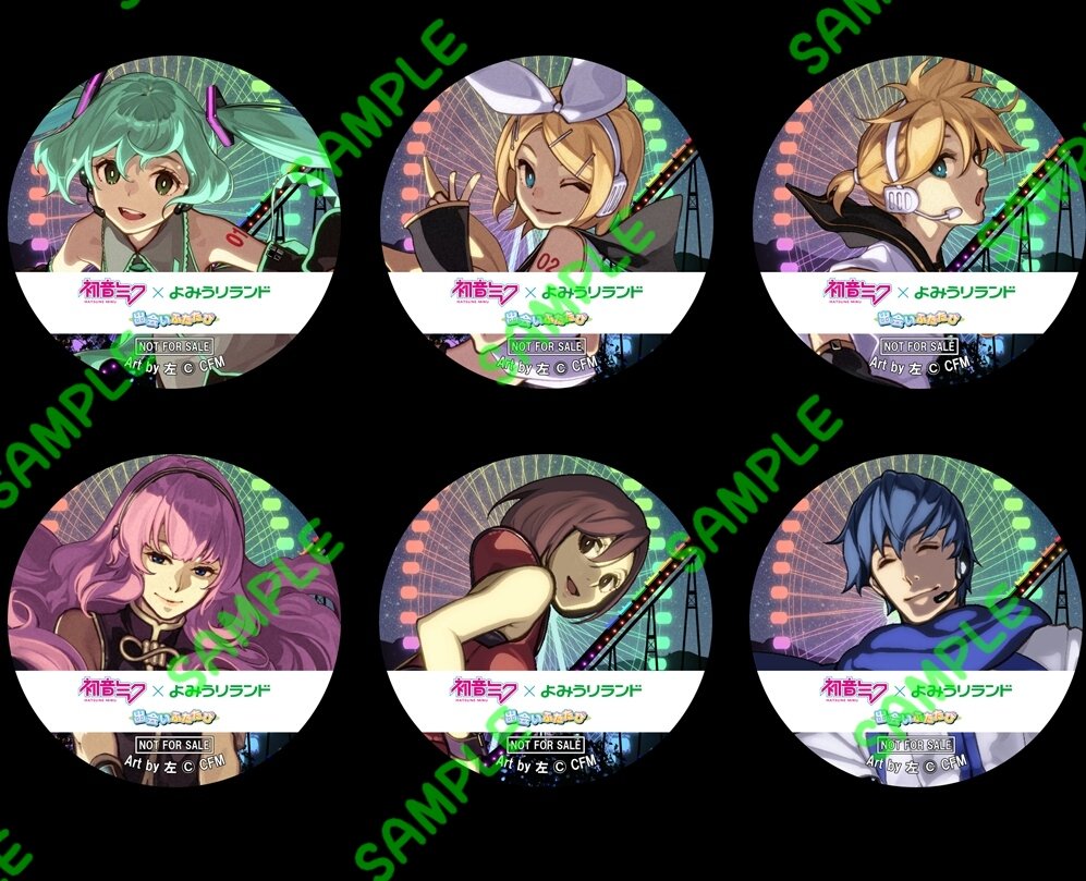 初音ミク 缶バッジ よみうりランド 2020