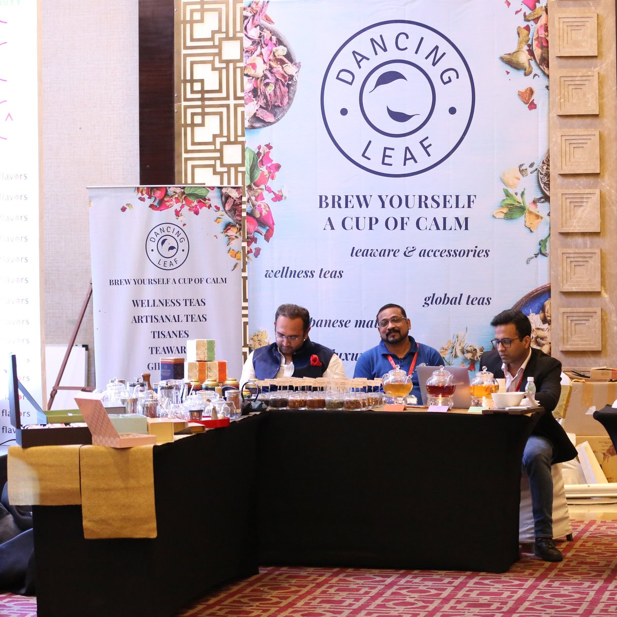 Flavors2020's tweet photo. .We were delighted to have Dancing leaf as our Start-up partner for Flavors 2020 on 16th and 17th January at Mumbai, India. 
We would like to thank them for showcasing their wide range of premium Teas and exclusive Teaware collection. 

#flavors2020  #MumbaiAngels #tea #Startups https://t.co/jVzkRacVIw