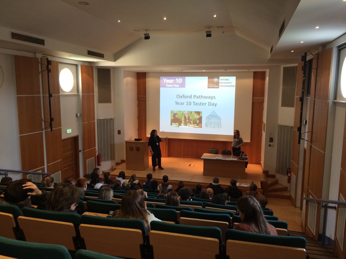 It’s been a busy week with our first Year 10 Taster Days <a href="/UniofOxford/">University of Oxford</a>, today <a href="/StAnnesOutreach/">St Anne's Outreach</a> &amp; earlier this week <a href="/KebleOutreach/">Keble Outreach</a> with <a href="/jleckieacademy/">JosephLeckieAcademy</a> <a href="/MoatCollege/">MoatCommunityCollege</a> <a href="/Stockgrn/">Stockland Green</a> @OurLadyStChad <a href="/olsjbb1/">olsjbb1</a> <a href="/Cowplain_School/">The Cowplain School</a> #TheAppletonSchool <a href="/TurtonSchool/">Turton School</a> <a href="/KAA_Intrepidus/">Kensington Aldridge Academy</a> #OxOutreach