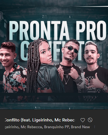 This week's example: this is not the Brand New that I used to love but find hard to listen to now after hearing about the singer's behaviour. This is Brazilian (I think) hip hop. It's very different.