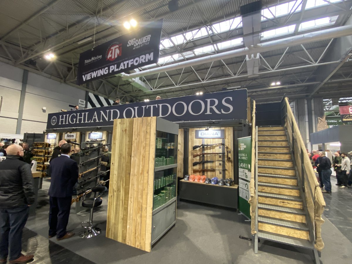 A big shout out to our customer and friends at <a href="/HOUKLTD/">Highland Outdoors</a> who are exhibiting at the Great British Shooting Show at the NEC, well done to John and the team with their superb stand and hoping they have a fantastic event
