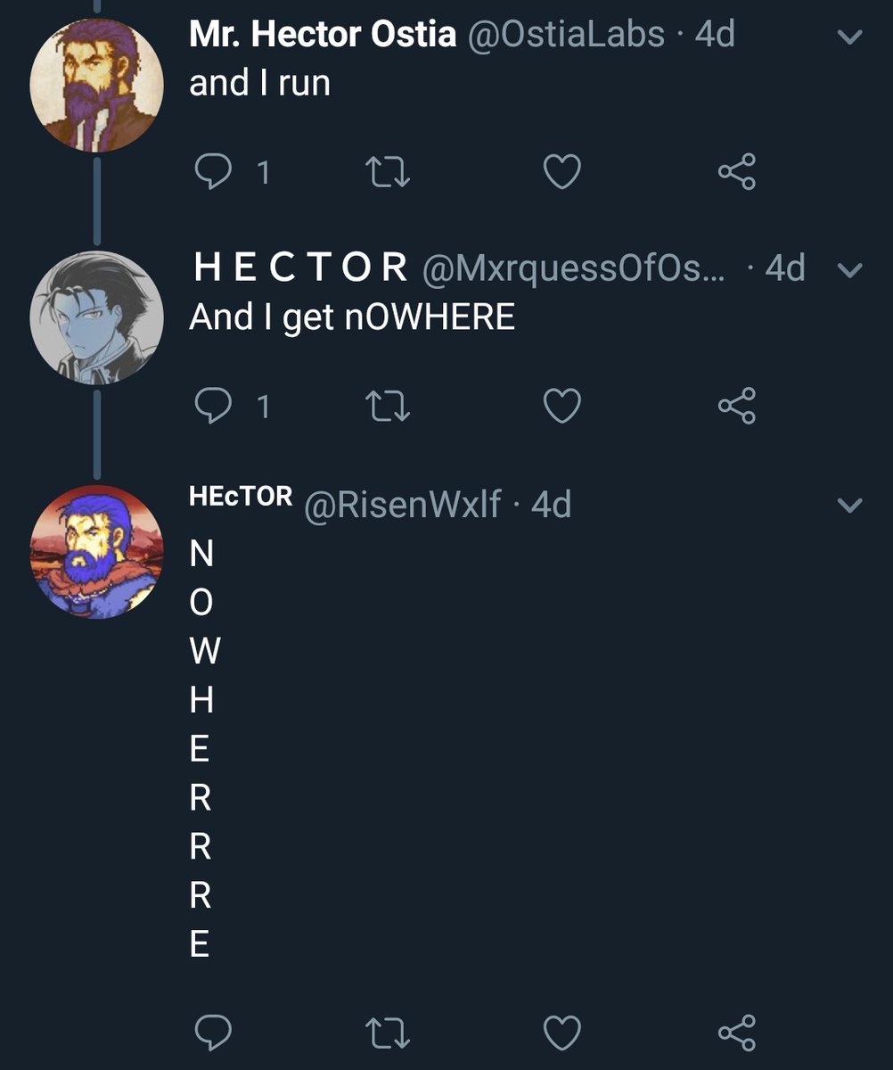 Shoutout to Hector 7 who& #39;s the reason my long fic that I need to continue exists