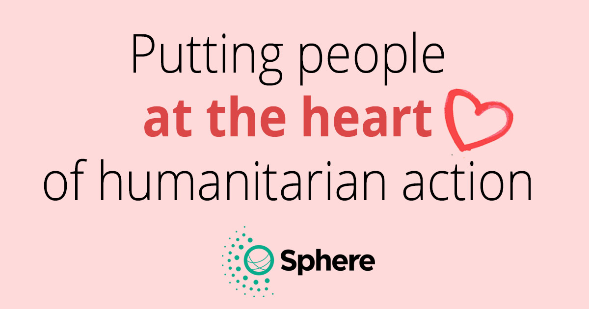 Happy #ValentinesDay to all the humanitarian practitioners who keep the dignity and wellbeing of affected communities always... at heart. #SphereHandbook #HumanitarianCharter