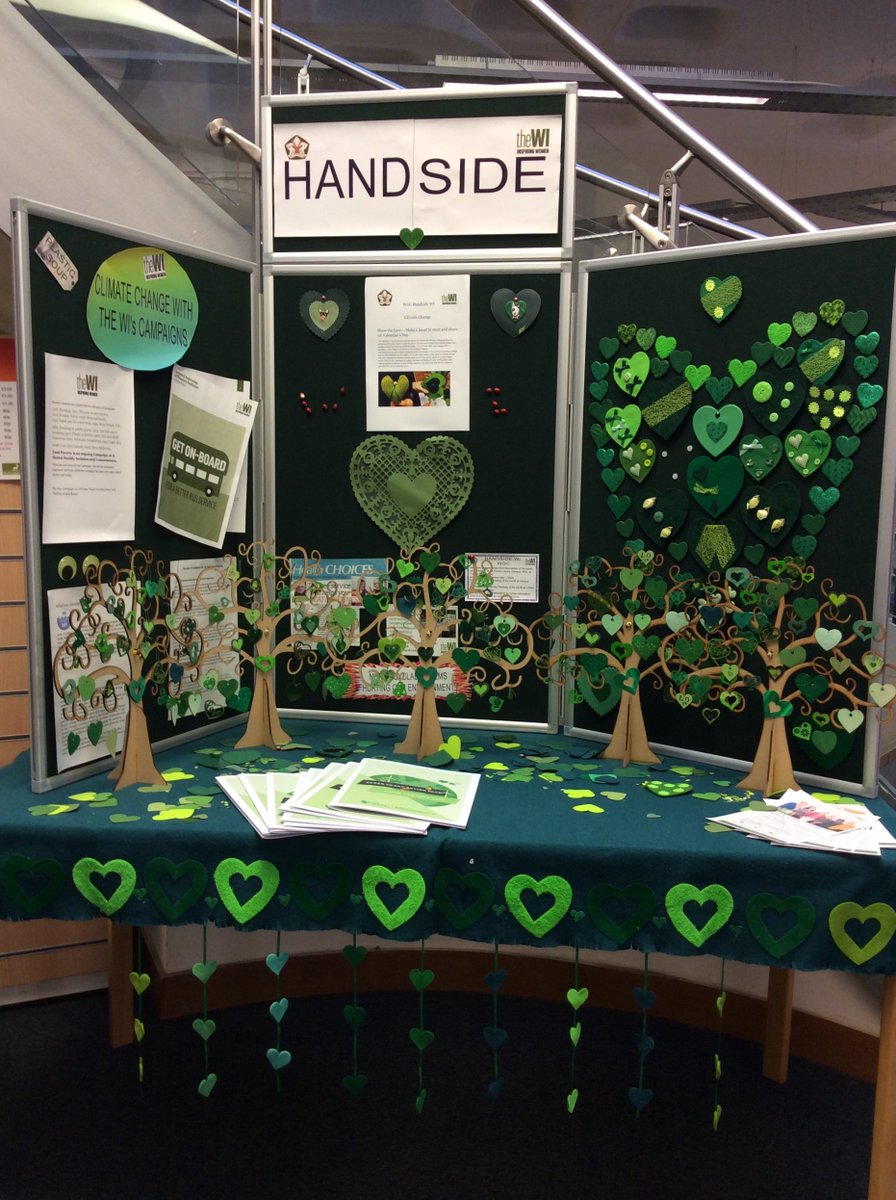 Our local <a href="/Handsidewi/">Wgc Handside</a> have created this beautiful display and shared it with us in the library for all to see. 
Local meetings are held at the library every 3rd Wednesday of the month 6:45 for 7pm start. thewi.org.uk 
Why not join them? 

<a href="/wgccentenary/">wgccentenary</a> <a href="/hyoc2020/">HYOC2020</a>